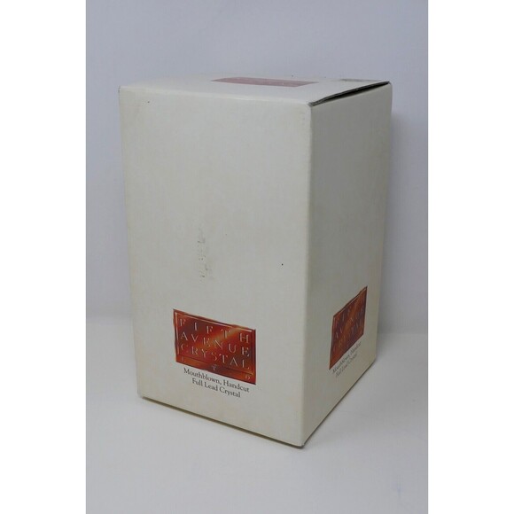 Fifth Avenue Lead Crystal Orleans 9" Vase ~ Made in Poland - Picture 8 of 12